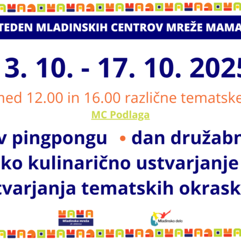 Teden mladinskih centrov Mreže MaMa